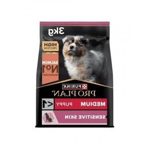 Yavru Köpekler İçin Somonlu Tam Kuru Mama, 3 kg