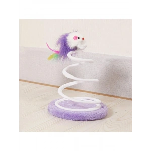 Yaylı Fareli Çember Kedi Oyuncağı (23x14 cm)