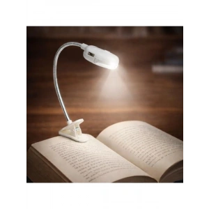 Yaylı Pilli LED Kitap Okuma Lambası, Mandallı Tasarım