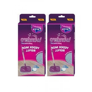 Yedek Paspas Mop Seti, 2 Adet ile Temizlikte Pratik Çözüm