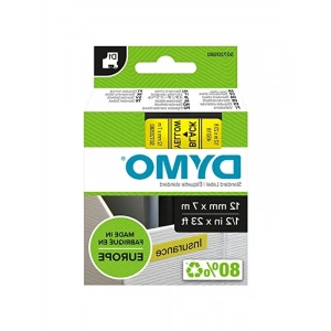 Yedek Şerit - 12 mm x 7 mt, Sarı/Siyah