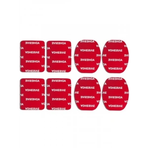 Yedek Yapışkan Pedler ile Kavisli ve Düz Kask Montajı