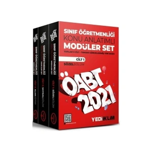 Yediiklim Yayınları 2021 ÖABT Sınıf Öğretmenliği Konu Anlatımlı Modüler Set