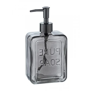 Yenilikçi Cam Sabunluk - Gri Renk, 550 ml Kapasite