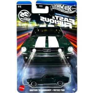 Yeşil 1967 Özel Mustang Diecast Araç, 1:64 Ölçek