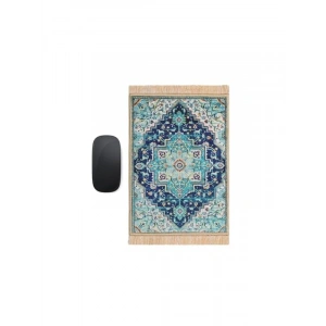 Yeşil Dekoratif Küçük Halı Mousepad