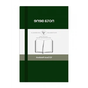 Yeşil Sert Kapak Defter 9x14 cm Nota Bene Klasik Tasarım