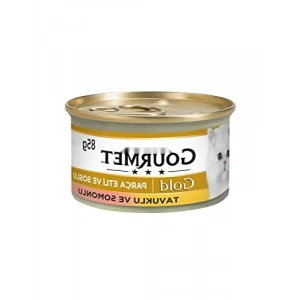 Yetişkin Kedi İçin Parça Etli Somon ve Tavuklu Yaş Maması 85 g