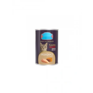Yetişkin Kediler İçin Tavuk Etli 400 gr Pate Konserve Mama