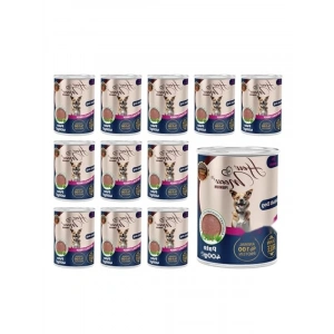 Yetişkin Köpek Biftekli Pate Yaş Mama, 400 Gr x 12 Adet