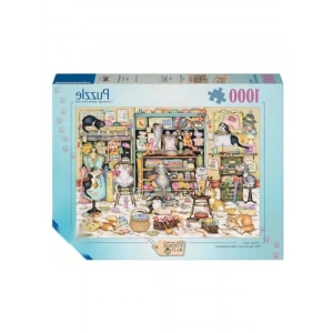 Yetişkinler İçin 1000 Parça Çılgın Kediler Puzzle