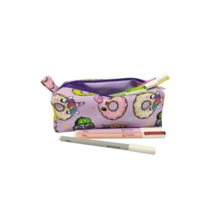 Yıkanabilir Donut Desenli Kalemlik - Astarlı