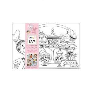 Yıkanabilir Keçeli Kalem Boyama Matı