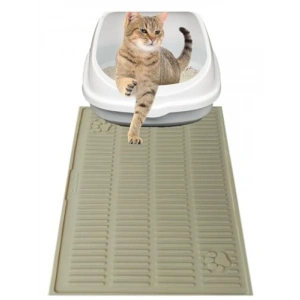 Yıkanabilir Silikon Kedi Kumu Matı  Havuzlu