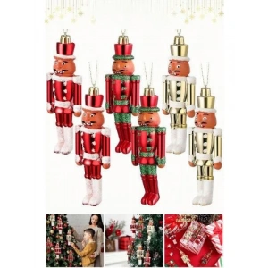 Yılbaşı Fındıkkıran Asker Süs Seti - 3 Adet