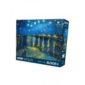 Yıldızlı Gece Temalı 1000 Parça Puzzle, Eğlenceli Aktivite