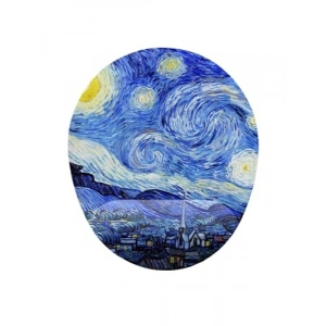 Yıldızlı Gece Temalı Bilek Destekli Mouse Pad