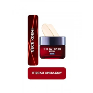Yoğun Yaşlanma Karşıtı Gece Kremi, 50 ml, Cilt Yenileyici Etkili