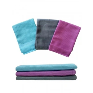 Yüksek Emicilikte Mikrofiber Bez Seti, 3 Adet, Temizlik İçin
