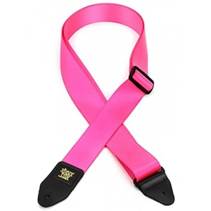 Yüksek Kalite Gitar Askısı, Neon Pembe Renk ile