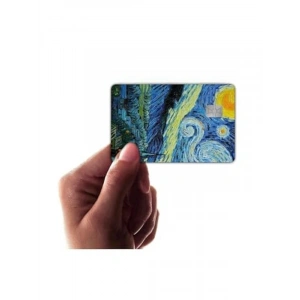 Yüksek Kalite Van Gogh Kart Kaplama Sticker