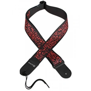 Yüksek Kaliteli 2 inç Siyah Gitar Askısı