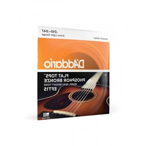 Yüksek Kaliteli Akustik Gitar Tel Seti, Phosphor Bronze, Flat Tops