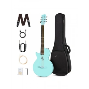 Yüksek Kaliteli Elektro Akustik Gitar, Mavi Renk