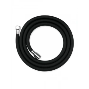 Yüksek Kaliteli Esnek Silikon Duş Hortumu - 150 cm - Siyah