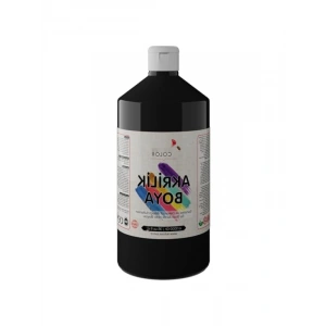 Yüksek Kaliteli Siyah Akrilik Boya - 1000gr