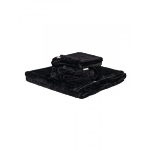 Yüksek Kaliteli Siyah Köpek Battaniyesi M 70x100cm