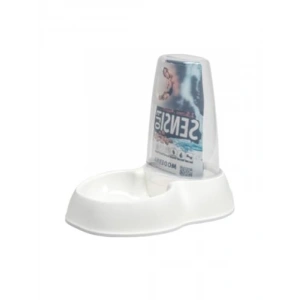 Yüksek Kapasiteli Beyaz Mama Kabı - 1,5 LT