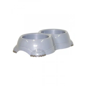 Yüksek Kapasiteli Kedi Mama Kabı - 2200ml, Gri