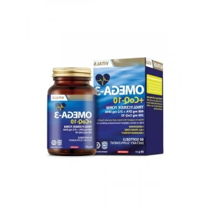 Yüksek Omega-3 Desteği, 60 Soft Jel, CoQ-10 ile