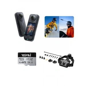 Yüksek Performanslı Aksiyon Kamerası - Kayak Kiti 256 GB