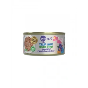 Yüksek Proteinli Ton Balıklı & Kalamarlı Yaş Kedi Maması - 70 gr