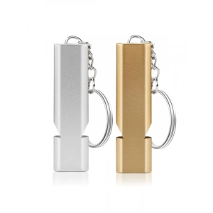 Yüksek Sesli Acil Düdük Seti - 2 Adet Metal Düdük