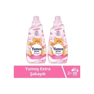 Yumoş Extra Konsantre Çamaşır Yumuşatıcısı Şakayık 1440 ml 2li Set
