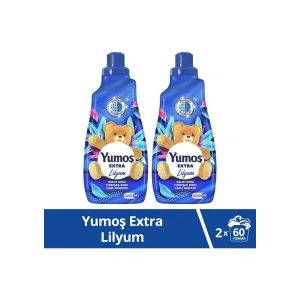 Yumoş Extra Lilyum Konsantre Çamaşır Yumuşatıcı 1440 ml 60 Yıkama X2