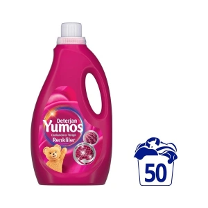 Yumoş Sıvı Bakım Deterjanı Renkli 50 Yıkama 2500 ml