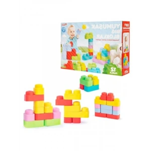 Yumuşak 12 Parça Big Bloklar ile Eğlenceli Oyun