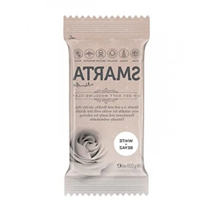 Yumuşak Beyaz Model Hamuru, 100 gram, Hava ile Kuruyan