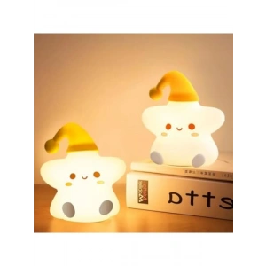 Yumuşak Dokunmatik Çocuk Gece Lambası - RGB Renk Modu, USB Şarjlı