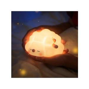 Yumuşak Işıltılı Silikon Gece Lambası, 3 Seviyeli Parlaklık Ayarı