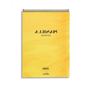 Yumuşak Kapaklı Spiralli Not Defteri - Çizgili, A4, 140 Sayfa