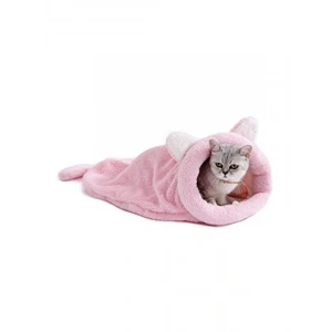 Yumuşak Kedi Tüneli, Uyku Tulumu, Pembe Renk, Rahat