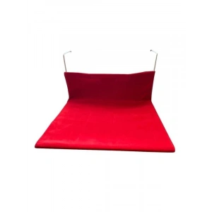 Yumuşak Peluş Kedi Kalorifer Yatağı, Kırmızı