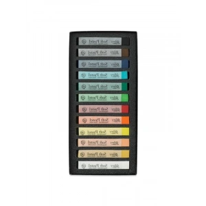 Yumuşak Toz Pastel Boya Seti, 12 Renk ile Sanatsal Yaratıcılık
