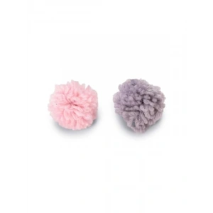 Yün kedi oyuncağı, pembe ve gri, 2 adet, 4 cm boyut