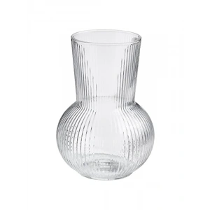 Yuvarlak Cam Vazo - 17 cm